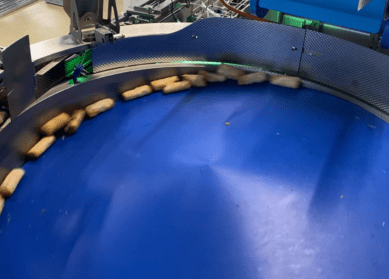 Nems into centrifugal machine