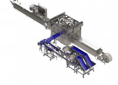 Dual sausage loader visualize